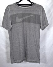Nike Mens Dri-Fit Sportswear Crewneck SS Shirt Top Gray S - £19.78 GBP