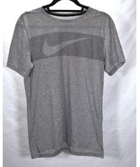 Nike Mens Dri-Fit Sportswear Crewneck SS Shirt Top Gray S - $33.85 CAD