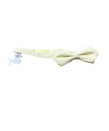 Janie and Jack Seersucker Bowtie scarf yellow stripe Size 6 years New - $16.17 CAD