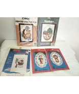 Vintage Cross Stitch Kits Sealed Christmas Ornaments Caron Wonderart Flo... - £15.55 GBP