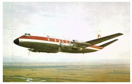 National Airways Viscount 807 airline issued Airplane Postcard - £19.55 GBP