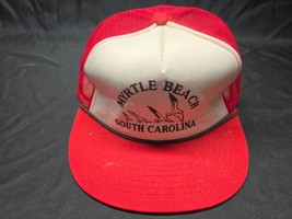 Vintage MYRTLE BEACH, SC SEAGULLS Hat Snapback Trucker Mesh Cap - ONE SI... - $382.06 MXN