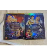 Lot Of 2 Walt Disney DVDs Sleeping Beauty Cinderella Platinum Edition NEW - $20.77