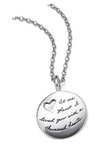 One Glance Sterling Silver Necklace - Gift for I - £227.31 GBP