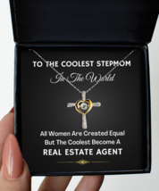 Necklace Present For Real Estate Agent Stepmom - Jewelry Cross Pendant Gifts  - £39.27 GBP