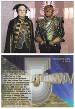 Babylon 5 Prismatic Foil #5 Londo  G&#39;Kar Trading Card 1995 Fleer Ultra NEAR MINT - £3.18 GBP