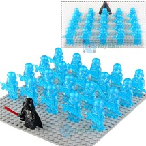 21Pcs/set Holographic Stormtrooper Army Military Star Wars Minifigures Toys - £27.00 GBP