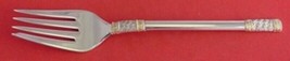 Aegean Weave Gold by Wallace Sterling Silver Cold Meat Fork 8 5/8&quot; Serving - $137.61