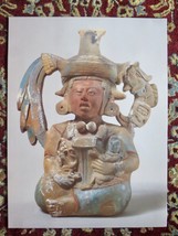 Guatemala - &quot;Moon Goddess&quot; (Sculpture) - Adventures In Art Print - £19.50 GBP