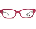 Ray-Ban RB1527 3575 Kinder Brille Rahmen Grau Pink Rechteckig 45-15-125 - $37.03