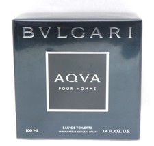 Bvlgari Aqva Pour Homme Eau De Toilette Spray 3.4 FL OZ / 100 ML New and Sealed - £77.11 GBP