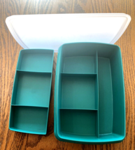 Tupperware Tuppercraft Stow-N-Go Sewing Craft Tackle Box Organizer 767 G... - $11.95