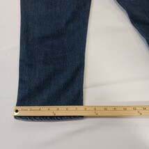 Code Bleu MAYA Women's Blue Cotton Blend Cropped Denim Jeans Size 10 (32×23) image 8