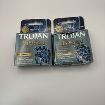 2 Boxes Trojan Bareskin 50% Thinner Condoms 3ct EACH 6 TOTAL Exp.03/2029 - €10,97 EUR