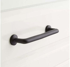 New Matte Black 6&quot; Belfast Solid Brass Cabinet Pull by Signature Hardware - $14.95