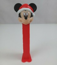 Disney Mickey Mouse Wearing Santa Hat 4.25&quot; Collectible Pez Dispenser  - £6.18 GBP