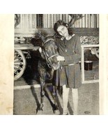 1930 Betty Bell Circus Print Horse Antique Carnival Ephemera 8 x 5 - $29.99