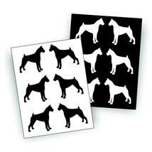 12X Boxer Dog Vinyl Decal Sticker for Car Truck Trailer Windshield or Bu... - £11.05 GBP
