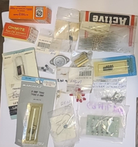 ELECTRONICS DIY JOB LOT NEW AND USED COMPONENTS AND PARTS - £4.90 GBP