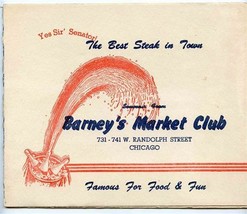 Barney&#39;s Market Club Souvenir Photo Chicago Illinois 1953 Yes Sir Senators - £14.00 GBP