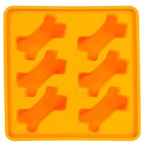 Messy Mutts Dog Framed Silicone Interactive Popsicle Mold 10In X 10In Orange - £18.95 GBP