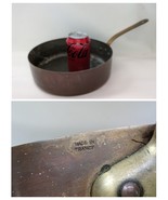 Design Store France Copper Sauce Pan Tin Lined 9.5 Inch Diameter 3 Inch ... - $138.56