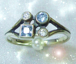 Haunted Ring Seven Brooms Banishing Master Witch Collection Ooak Magick - $297.77