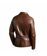 Winter Fashion Style Casual Men&#39;s Blazer Coat Jacket Sheepskin Leather 1... - £79.67 GBP
