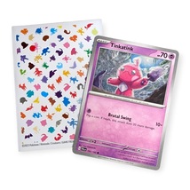 Paldea Evolved Pokemon Card (YY137): Tinkatink 102/193, 151 Sleeve - £3.66 GBP