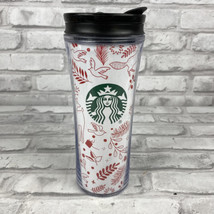 Starbucks Christmas Holiday White Red Deer Rabbit Winter Travel Tumbler ... - £12.90 GBP