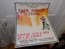 Vintage 1984 Park Avenue Festival Poster - $23.76