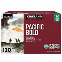 Kirkland Signature Pacific Bold Coffee, Dark, 120 K-Cup Pods - $56.99