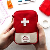 Cute Mini Portable Medicine Bag First Aid Kit Medical Emergency Kits Organizer O - £46.17 GBP