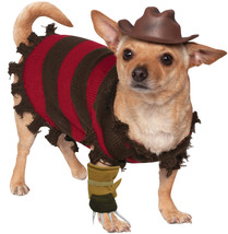 Rubie&#39;s A Nightmare on Elm Street Freddy Krueger Pet Costume, Small - £116.42 GBP