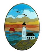 5" Lighthouse Applique for Cremation Urn - $59.99