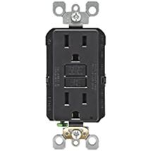 Leviton R04-GFNT1-0KE Receptacle, Black - $41.17 CAD