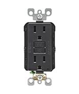 Leviton R04-GFNT1-0KE Receptacle, Black - $41.17 CAD