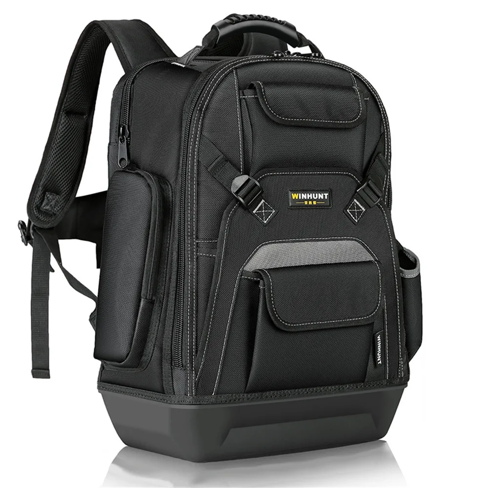 2023 New High Quality Heavy Duty Canvas Tool Backpack Tool Bag Multi-pocket Plas - £266.65 GBP