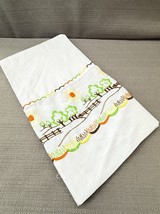 Vintage 2 Panels Cotton Polyester Embroidered Bird Curtains 29&quot;L x 31&quot;W - $14.25