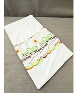 Vintage 2 Panels Cotton Polyester Embroidered Bird Curtains 29&quot;L x 31&quot;W - $264.66 MXN