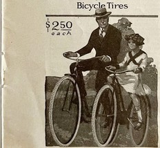 1916 Goodyear Bicycle Tires Man In Hat Advertisement Bike Ephemera DWMYC1 - $19.99