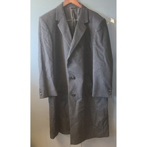 FR Tripler Men’s Cashmere Coat 46L Single Breasted Blend Overcoat Black - €36,68 EUR