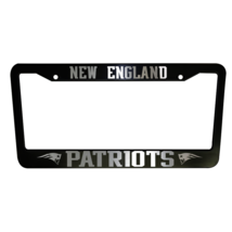 2 UNITS New England Patriots Black Plastic License Plate Frame Truck Car Van - $21.59