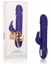 JACK RABBIT SIGNATURE PREMIUM SILICONE THRUSTING RABBIT RECHARGEABLE VIBRATOR - £66.88 GBP