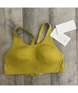 Athleta Advance Bra B-G High Impact Sports Bra Chartreuse Yellow 34C NWT - $39.87