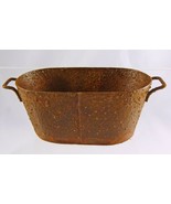 NEW Town Square Miniatures Dollhouse Miniature Oval Rusty Wash Tub 1:12 ... - £6.97 GBP