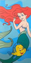 Little Mermaid Beach Towel Measures 28 x 58 inches - $16.78
