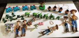 Toy Story Woody Lot Plastic Toy Collection Disney Potato head army Slinky Hamm - £39.52 GBP