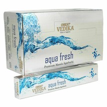 Orkay Vedika Aqua Fresh Incense Sticks Natural Masala Fragrance Agarbatti 180g - £18.29 GBP