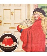 1922 Jello Jell-O Gelatin Strawberry Norman Price Art Advertisement Dess... - $39.99